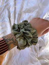 Load image into Gallery viewer, Golden Sea Silk Scrunchie
