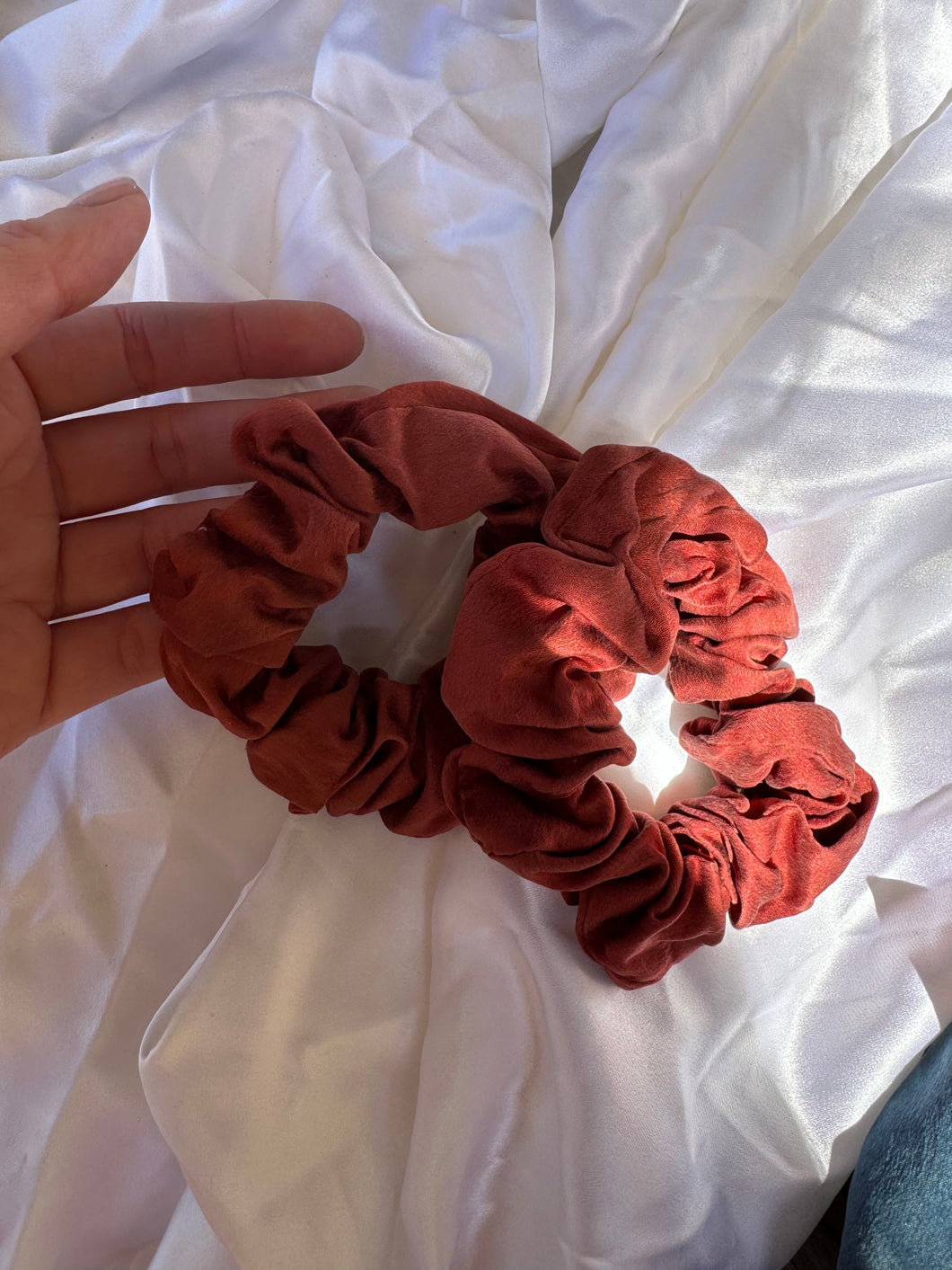 Madder Silk Scrunchie