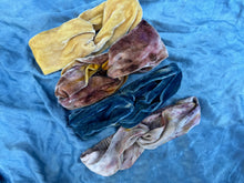 Load image into Gallery viewer, Pure Silk/ Silk Velvet Plant Dyed Headband - XS Size/ Kids
