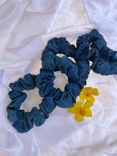 Load image into Gallery viewer, Indigo Silk Scrunchie
