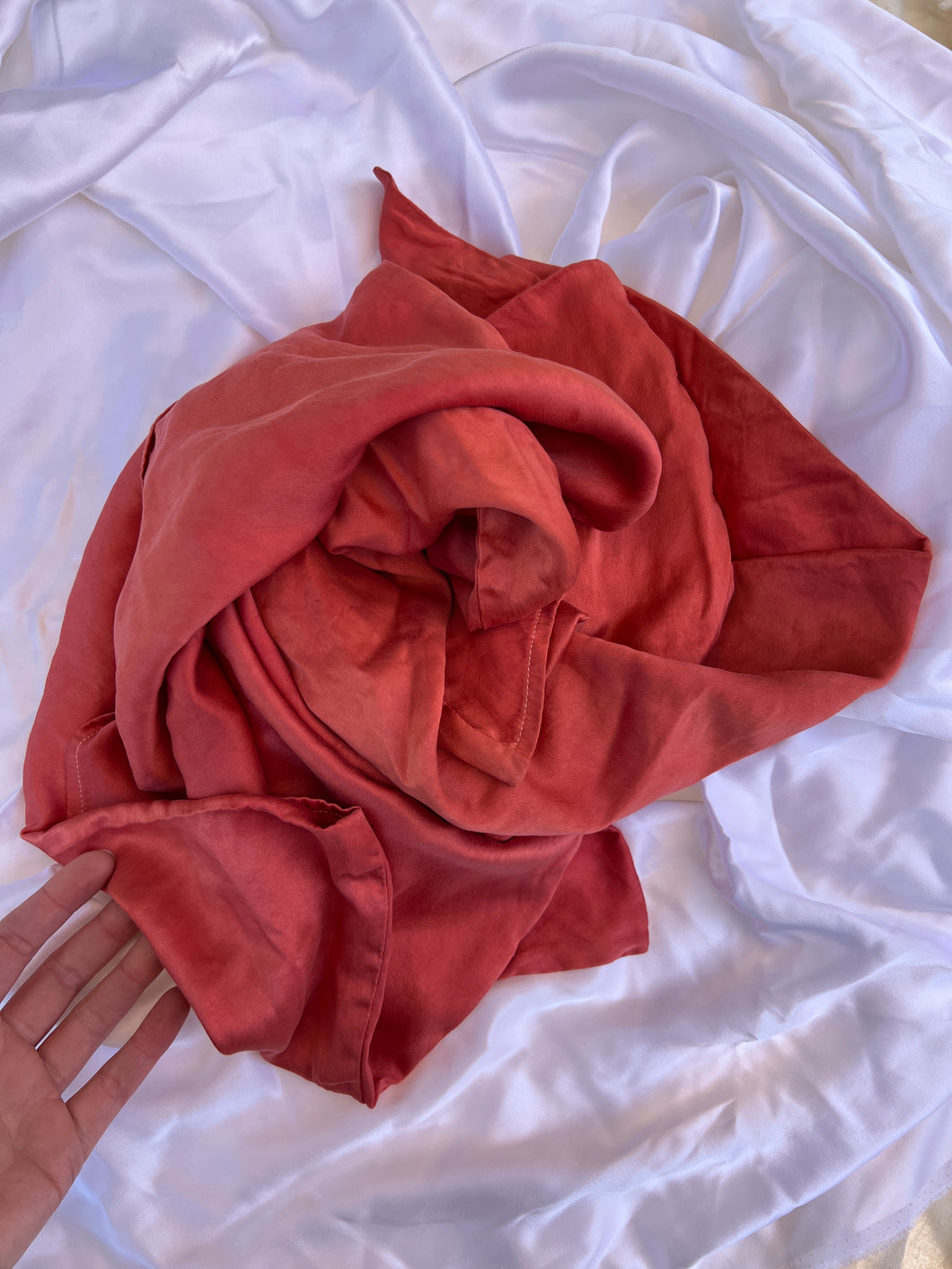 Madder Root Silk Pillowcase - King