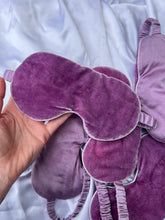 Load image into Gallery viewer, Lilac Silk Velvet Sleep Eye Masks
