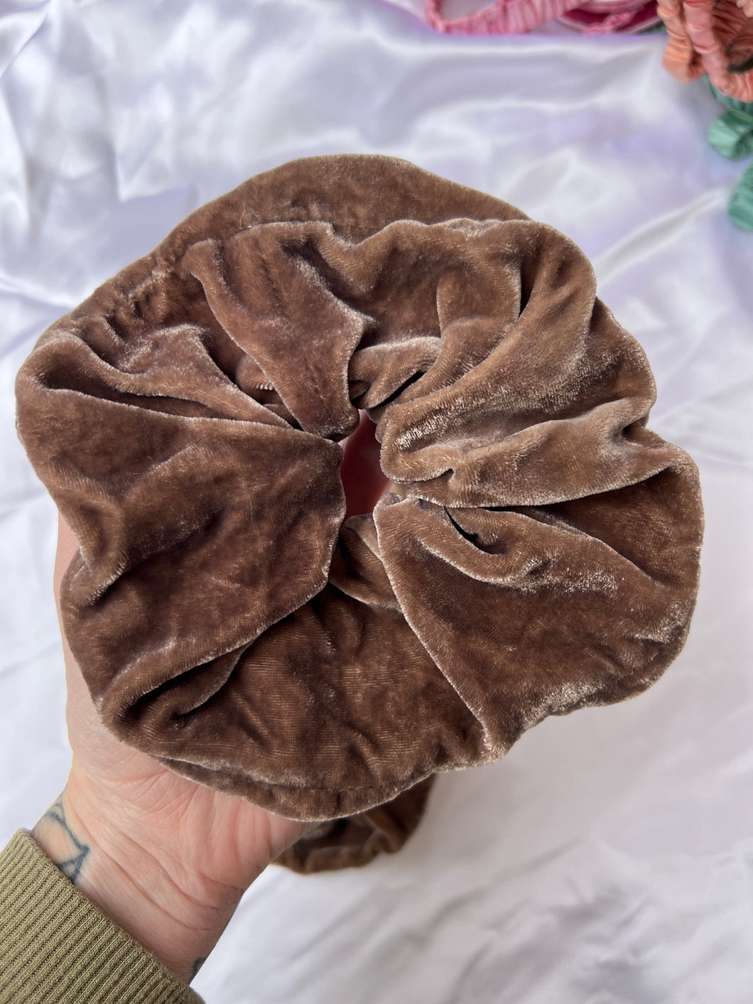 Acacia Silk Velvet Scrunchie