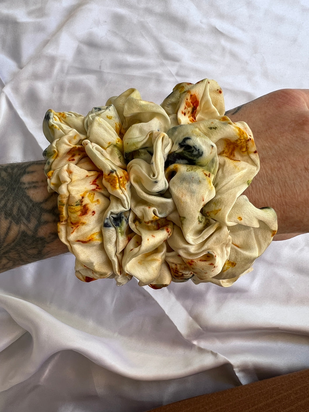 Petal Silk Scrunchie