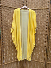 Load image into Gallery viewer, Canary - Silk Velvet Cocoon Jacket- size L
