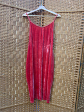 Load image into Gallery viewer, Coral - Silk Velvet Slip Dress - size S
