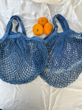 Load image into Gallery viewer, Indigo Mesh Market Bag
