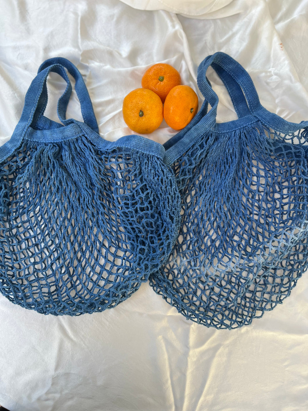 Indigo Mesh Market Bag